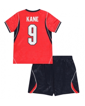 Billige Fotballdrakt England Harry Kane #9 Replika Bortedraktsett Barn VM 2026 Kortermet (med bukser)